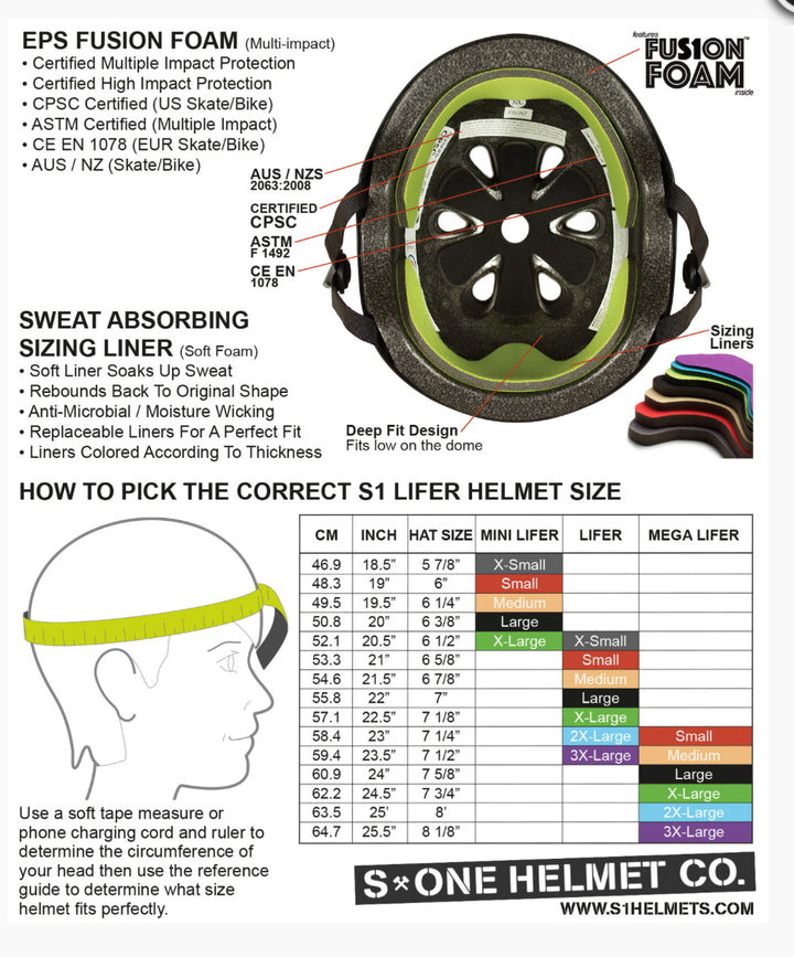 S1 Lifer Helmet - Black & White Checkers