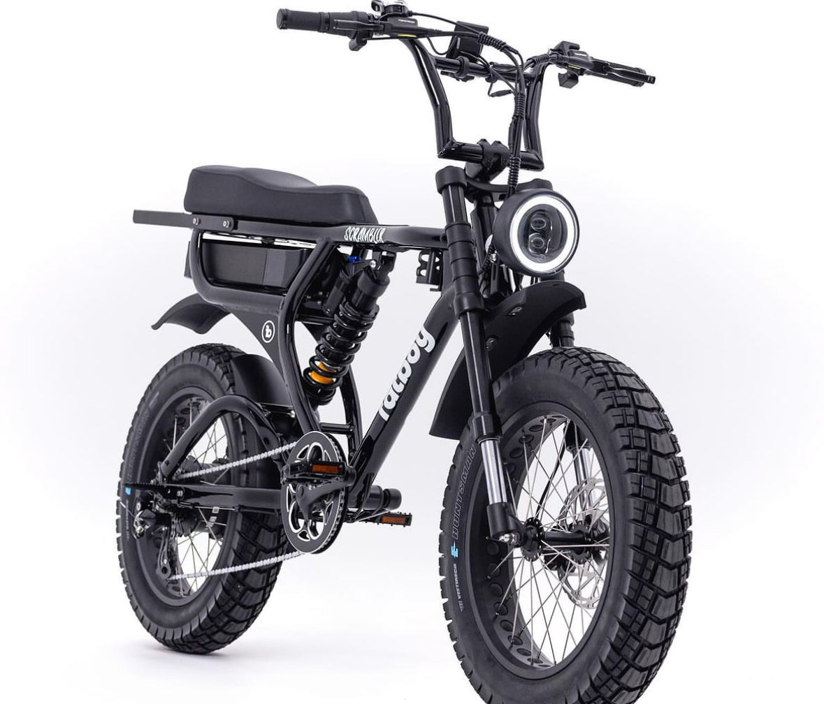 FATBOY SCRAMBLER V2 Fat Wheel E Bike GLOSS BLACK