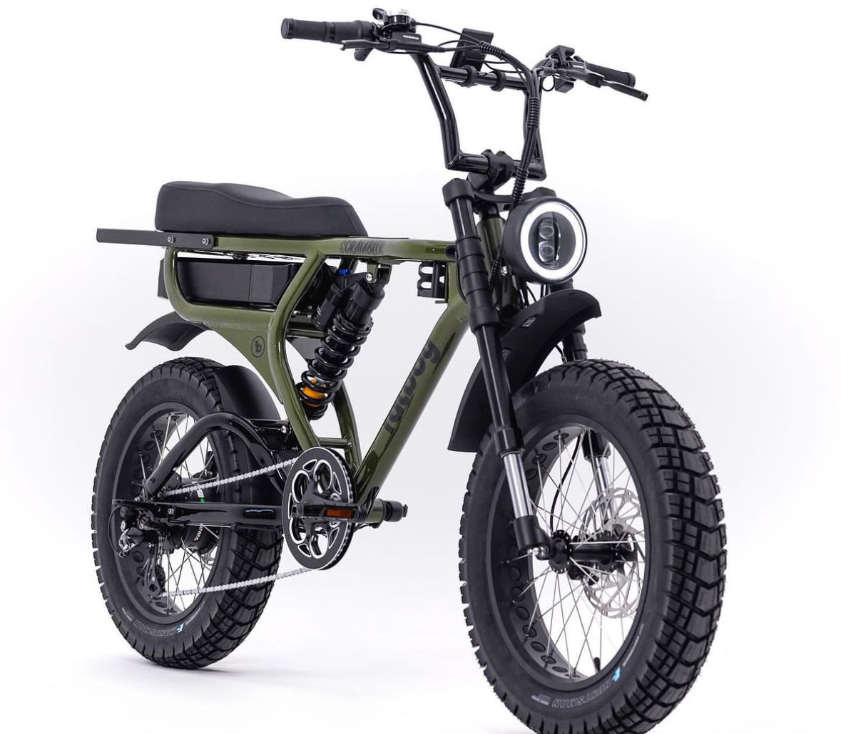 FATBOY SCRAMBLER V2 Fat Wheel E Bike JUNGLE GREEN