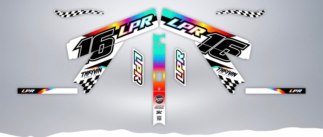 LPR Graphics Kit - LIMITED EDITION RAINBOW RIOT