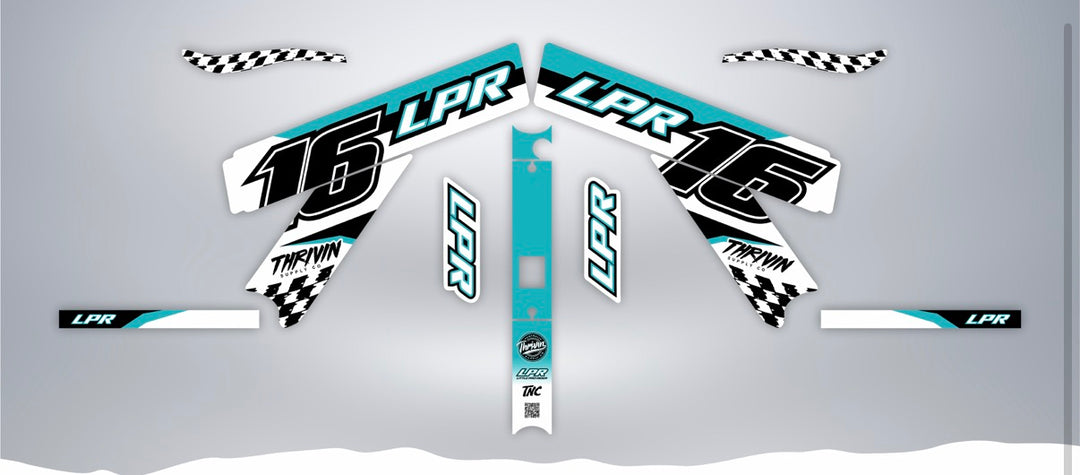 LPR Graphics Kit - TOTALLY TEAL